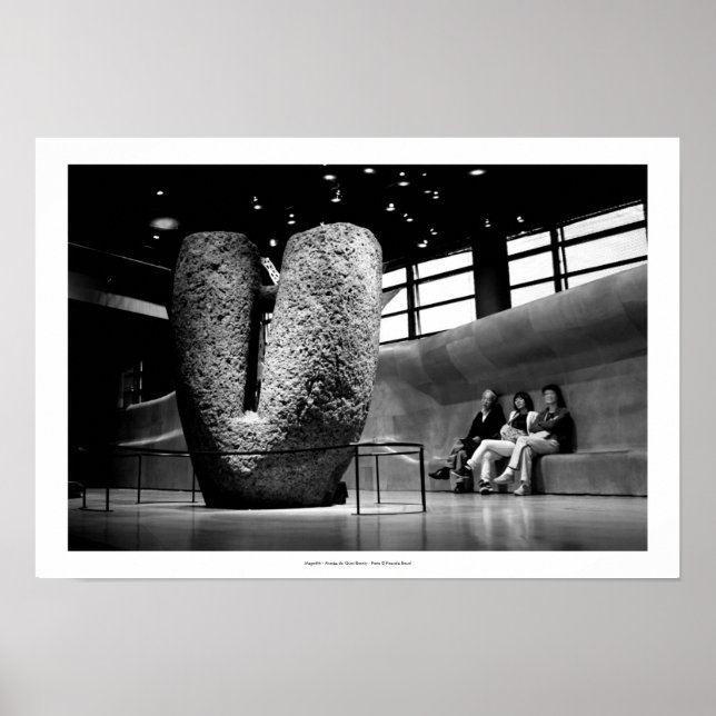 Megalith Museo du Quai Branly Paris Poster (Vorne)