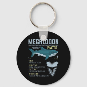 Megalodon Fakten Meg Prähistorischer Haifischzahn Schlüsselanhänger