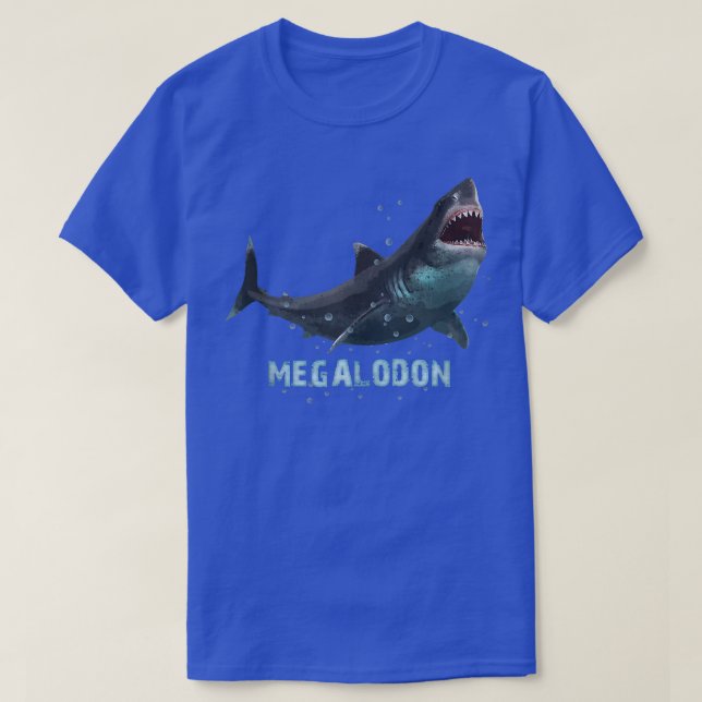 Megalodon Giant Shark T-Shirt (Design vorne)