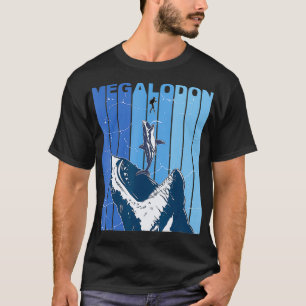 Megalodon Great White Shark Riesenhai Lover Dive T-Shirt