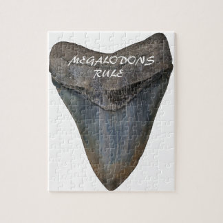 Megalodon Haifisch-Zahn Puzzle