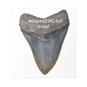 Megalodon-Haizahn Notizblock