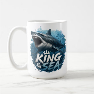 Megalodon König der See Lustiges Hai-Liebhaber-Des Kaffeetasse