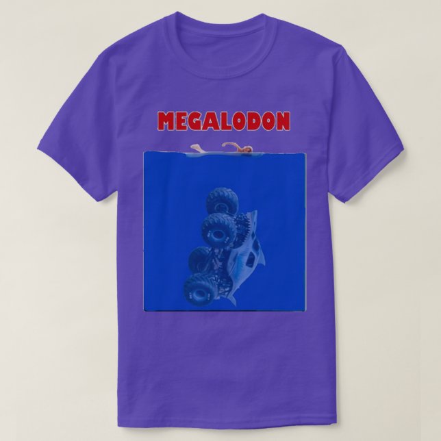 Megalodon Monster Truck T-Shirt (Design vorne)