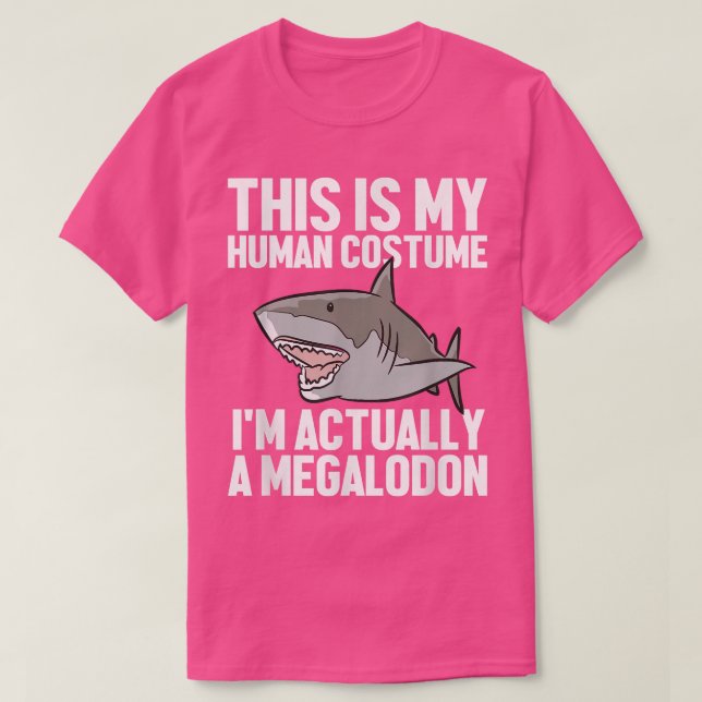 Megalodon Shark Geschenk Megaladon Alive Im Echt A T-Shirt (Design vorne)