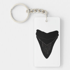 Megalodon Shark Tooth Schlüsselkette Schlüsselanhänger