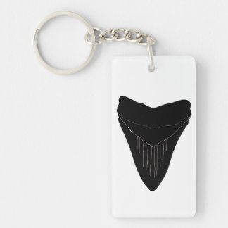 Megalodon Shark Tooth Schlüsselkette Schlüsselanhänger