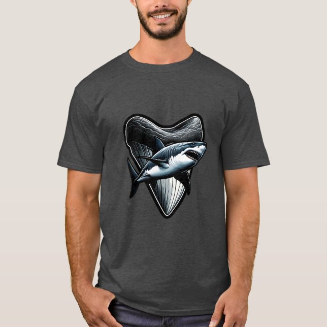 Megalodon Tooth T-Shirt (Vorderseite)
