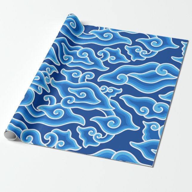 Megamendung-Batik-Muster megamendung Geschenkpapier (Ungerollt)