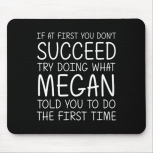 Megan Gift Name Personalisiert Geburtstag Funny Ch Mousepad