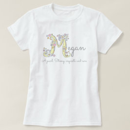 Megan Girls M Name bedeutet Custom Tee
