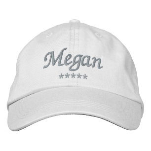 Megan Name Bestickte Baseballkappe