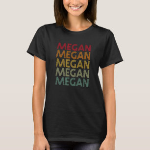 Megan Retro Name Spaß Nickname T-Shirt