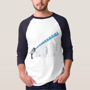 Megaphon-Mann - besonders angefertigt T-Shirt