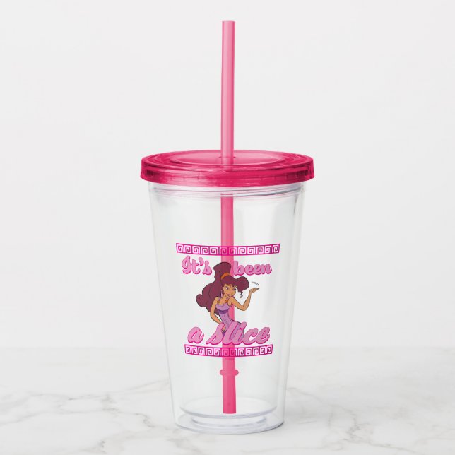 Megara - Es war lecker Acryl-Tumbler Acryltrinkbecher (Vorderseite)
