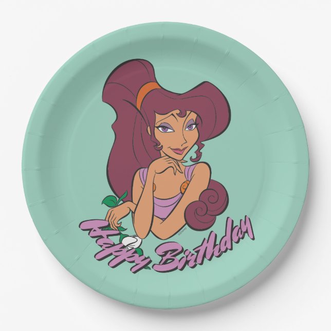 Megara Goddess at Heart Paper Plates Pappteller (Vorderseite)