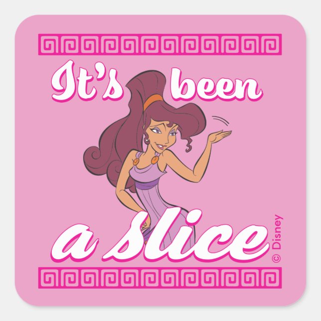 Megara - It's Been a Slice Square Sticker (Vorderseite)