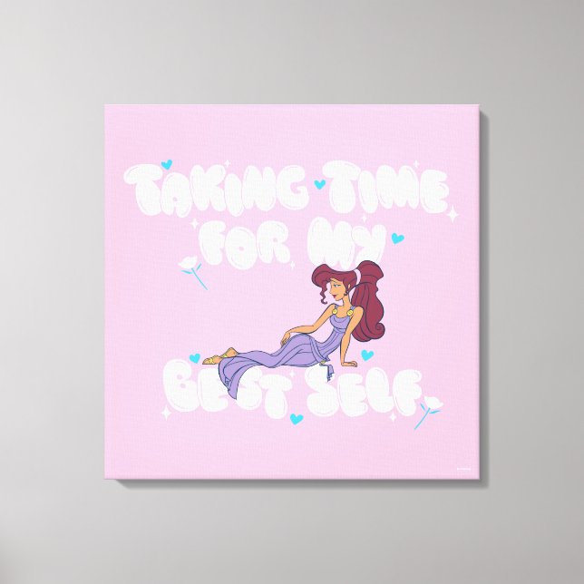 Megara - Taking Time For My Best Self Canvas Print Leinwanddruck (Vorderseite)