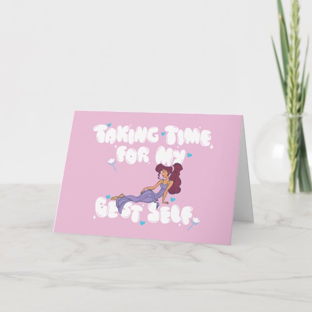 Megara - Taking Time For My Best Self Card Karte (Vorderseite)