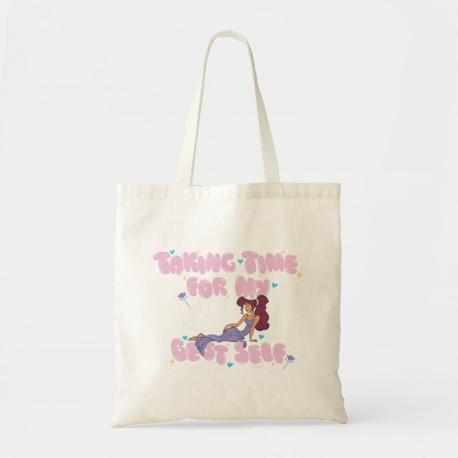 Megara - Taking Time For My Best Self Tote Bag Tragetasche (Vorne)
