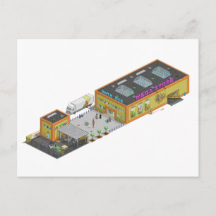 Megastore Postkarte