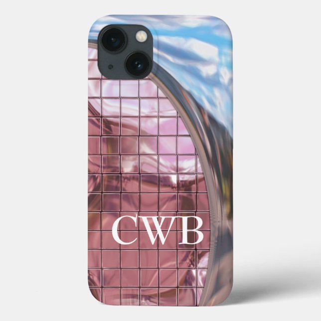 Megastyle Rue Monogram Case-Mate iPhone Hülle (Rückseite)