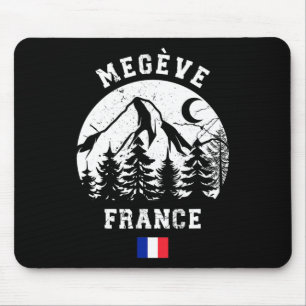 Megève France Alps Ski Resort Alpin Skifahren Fran Mousepad