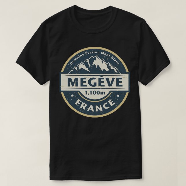 Megeve France T-Shirt (Design vorne)