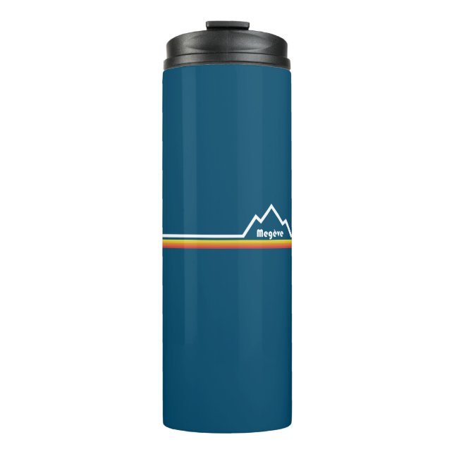 Megève Frankreich Thermosbecher (Vorderseite)