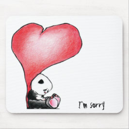 Megg: Ein niedlicher Panda - Herz, bin ich traurig Mousepad