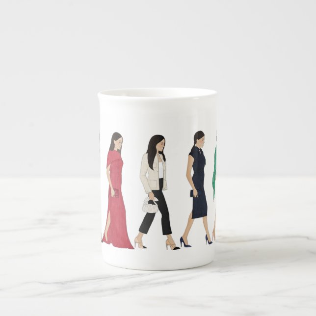 Meghan Markle Marching Figures Tasse - Final UK To (Vorderseite)