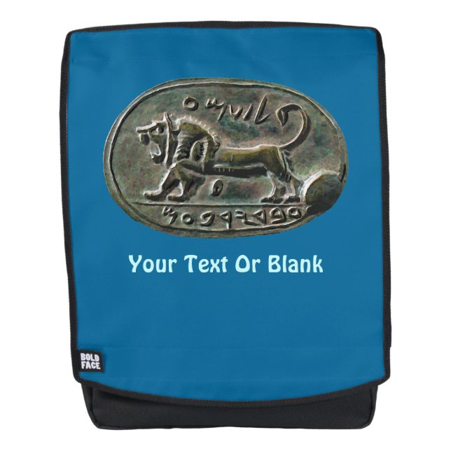 Megiddo-Siegel Rucksack (Vorderseite)