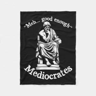 MeGood genug Mediocrates Funny Old Griechisch Phil Fleecedecke