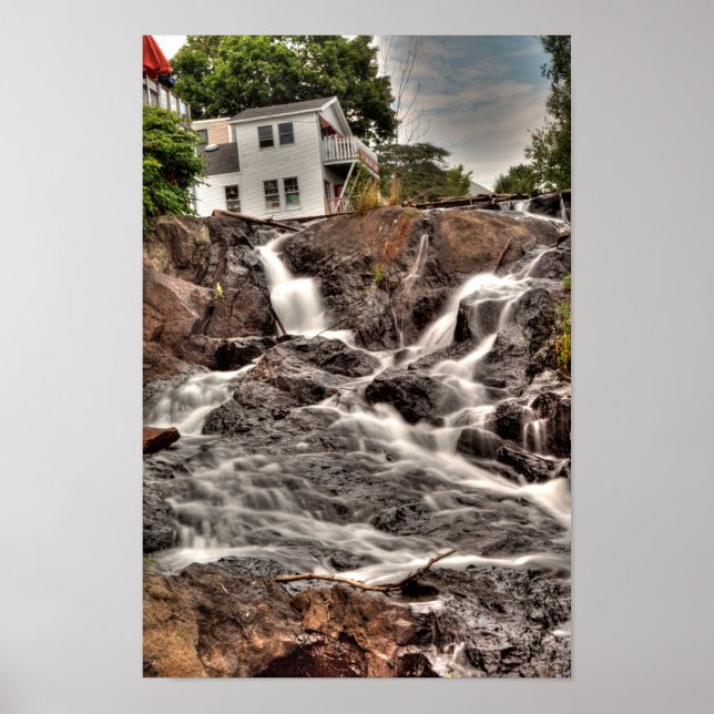 Megunticook Falls, Camden, Maine Poster (Vorne)