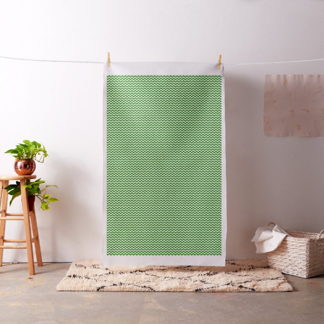 Megwan Green und White Stoff (Beispiel)
