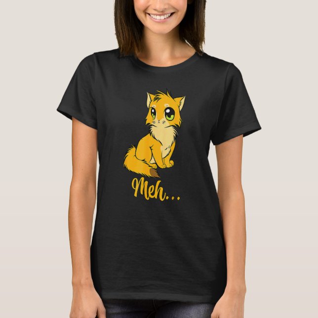 Meh Cat T-Shirt (Vorderseite)