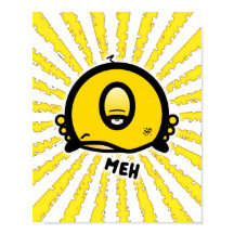 Meh (& das coole runde Ding mit einem Auge) Poster