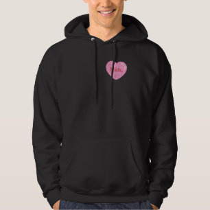 Meh Heart Pocket Funny Anti Valentinstag Single Hoodie