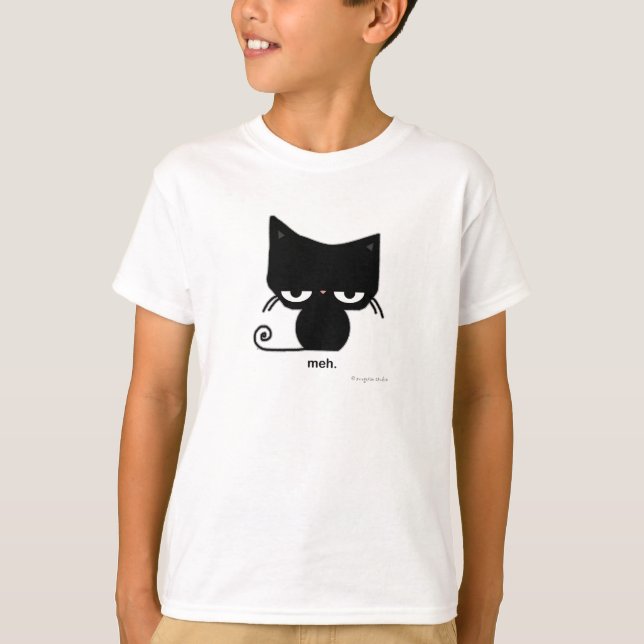 Meh Katze! T-Shirt (Vorderseite)