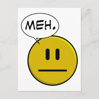 Meh Postkarte