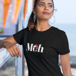 Meh Sarcastic Christmas T-Shirt