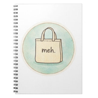 Meh Shopping Tote Notes  Notizblock