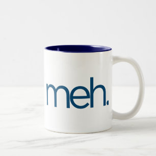meh wie meh. zweifarbige tasse