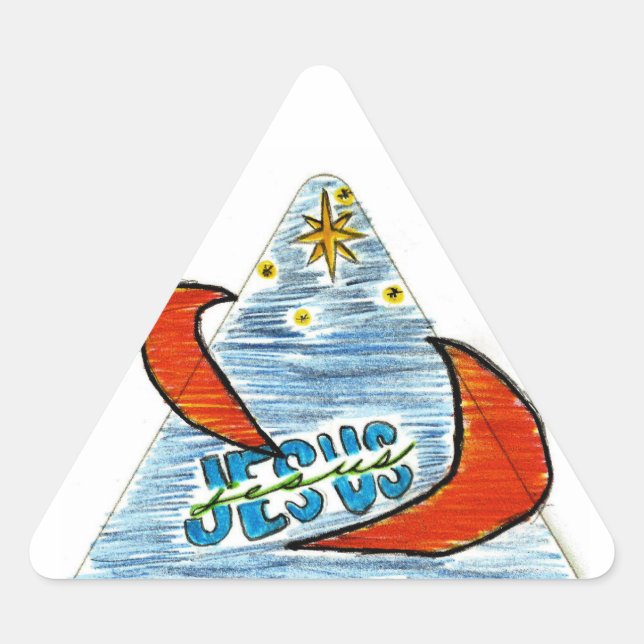 Mehana: Dreieck-Aufkleber Dreieckiger Aufkleber (Vorderseite)