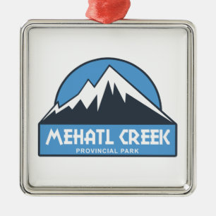 Mehatl Creek Provinzialpark Ornament Aus Metall