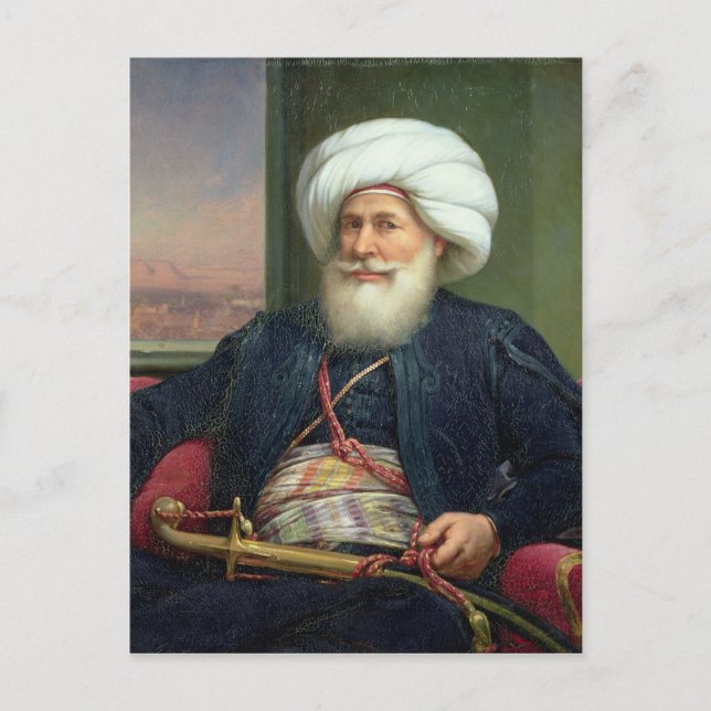 Mehemet Ali , 1840 Postkarte (Vorderseite)
