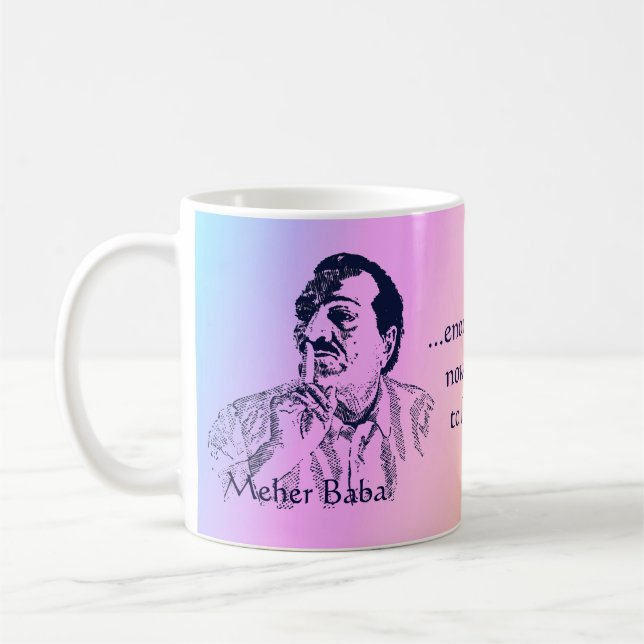 Meher Kuchen-Ruhe-Regenbogen-Tasse Tasse (Links)