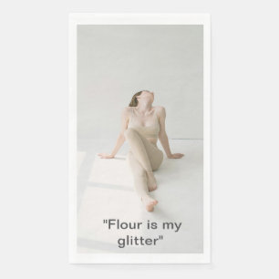 "Mehl ist mein Glitzer" Studio Scene Kitchtuch Serviette