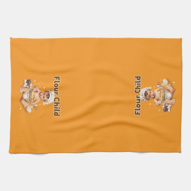 Mehl Kind Küchenhandtuch Geschirrtuch (Horizontal)