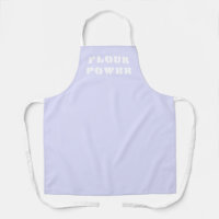 Mehl Power Light Periwinkle Lila Schürze
